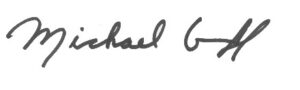 Michael W. Groff Signature