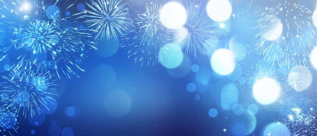 Wunderschönes Feuerwerk