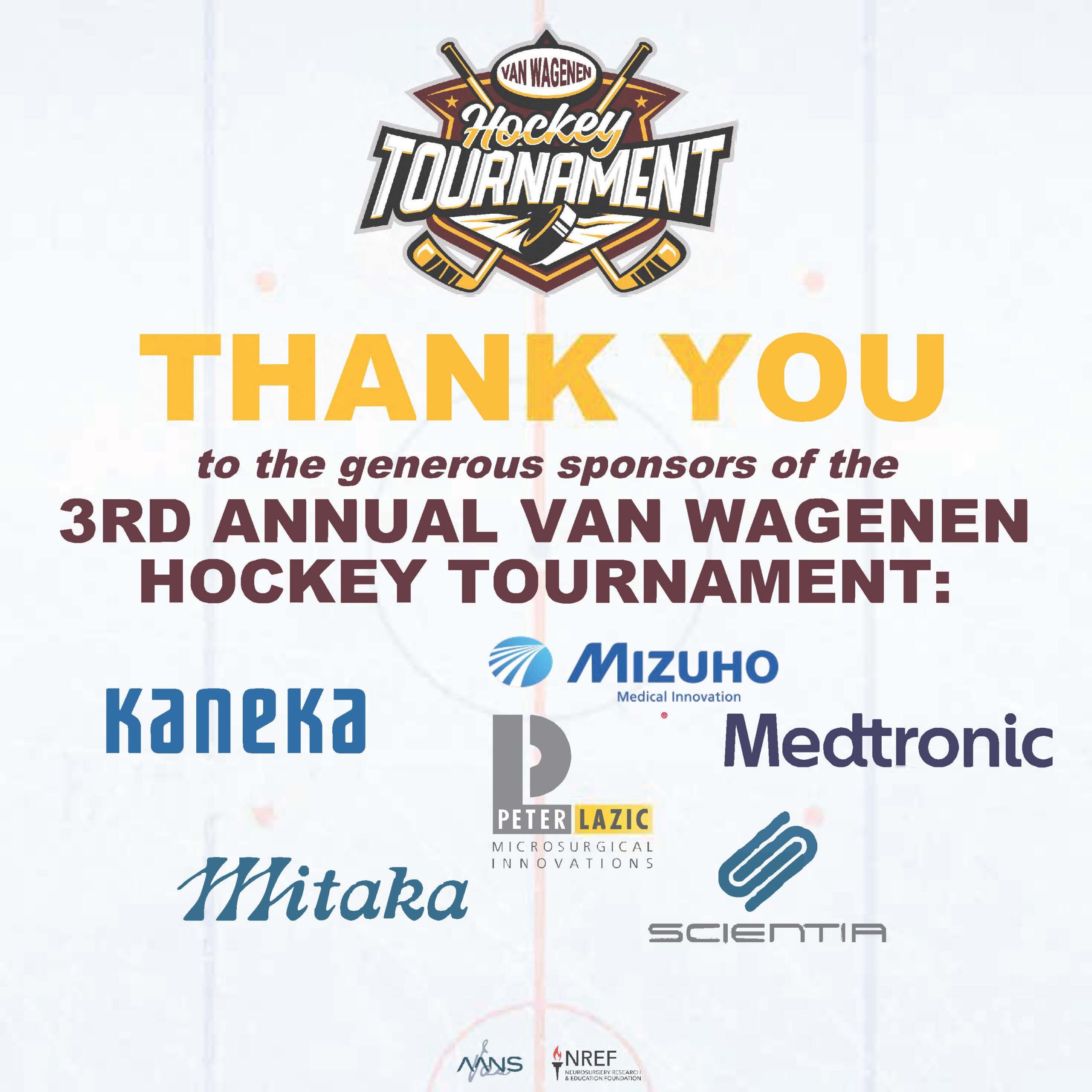 Thank you graphic sponsors